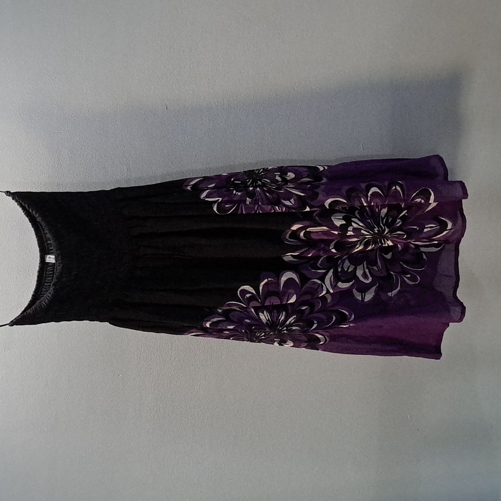 Purple Flower Sundress
